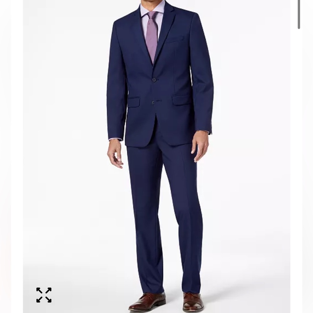 Van Heusen navy suit